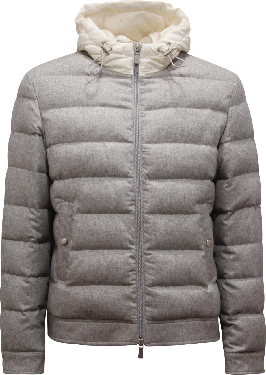 N4298 Piumino Uomo Eleventy Mann Seide/Kaschmir Daunenjacke