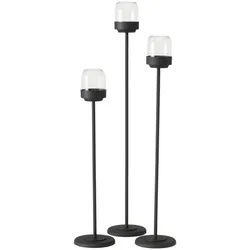 Boltze Windlicht Senza, 3 tlg., 87 cm, Ø 15 cm