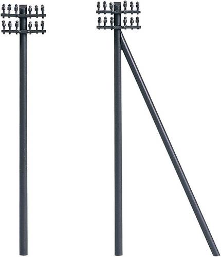 Auhagen 41204 Telegrafenmasten, 12er Set Bausatz