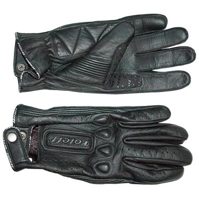 Motorradhandschuhe ROLEFF "RO 64" Gr. S, schwarz, Handschuhe, S, Obermaterial: 100% Rindsleder. Innenfutter: 100% Polyester, winddicht