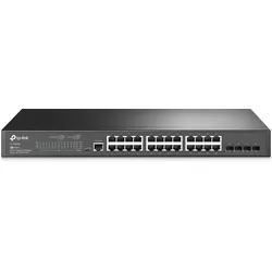 TP-Link SG3428 JetStream Managed Switch 28-Port, Managed, 24x Gigabit RJ45, 4x Gigabit SFP