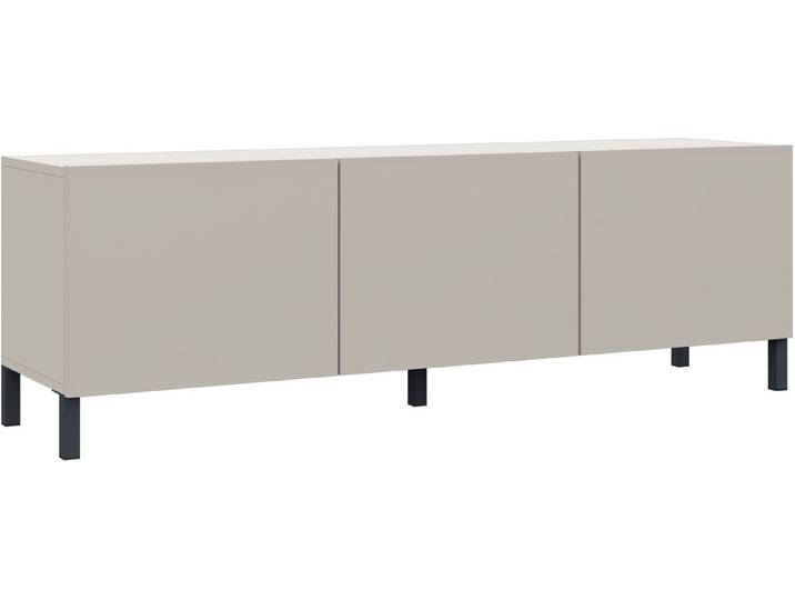 borchardt Möbel Lowboard Sophia, TV-Schrank mit Metallfüßen, Metallfüße, grifflose Optik