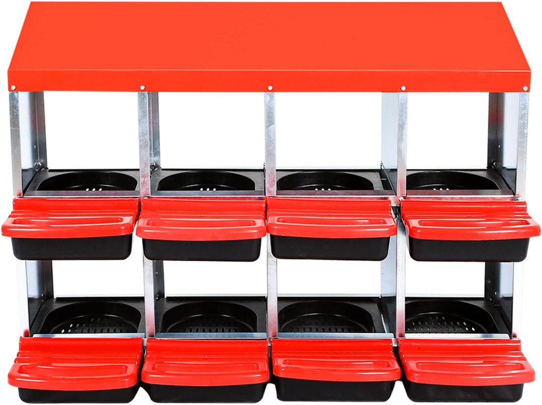 Rebrilliant Egg Boxes & Baskets Red 79cm H x 133.5cm W x 52cm D