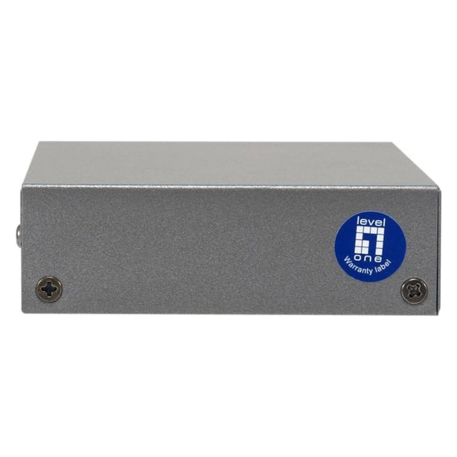 LevelOne Switch 5x GE GEP-0531 60W 4xPoE grau (5 Ports) (GEP-0531)