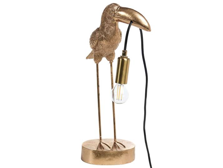 Lampe à poser toucan doré