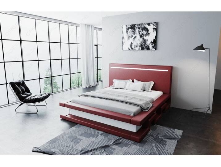 Wasserbett Faenza mit LED und stufigem Design
