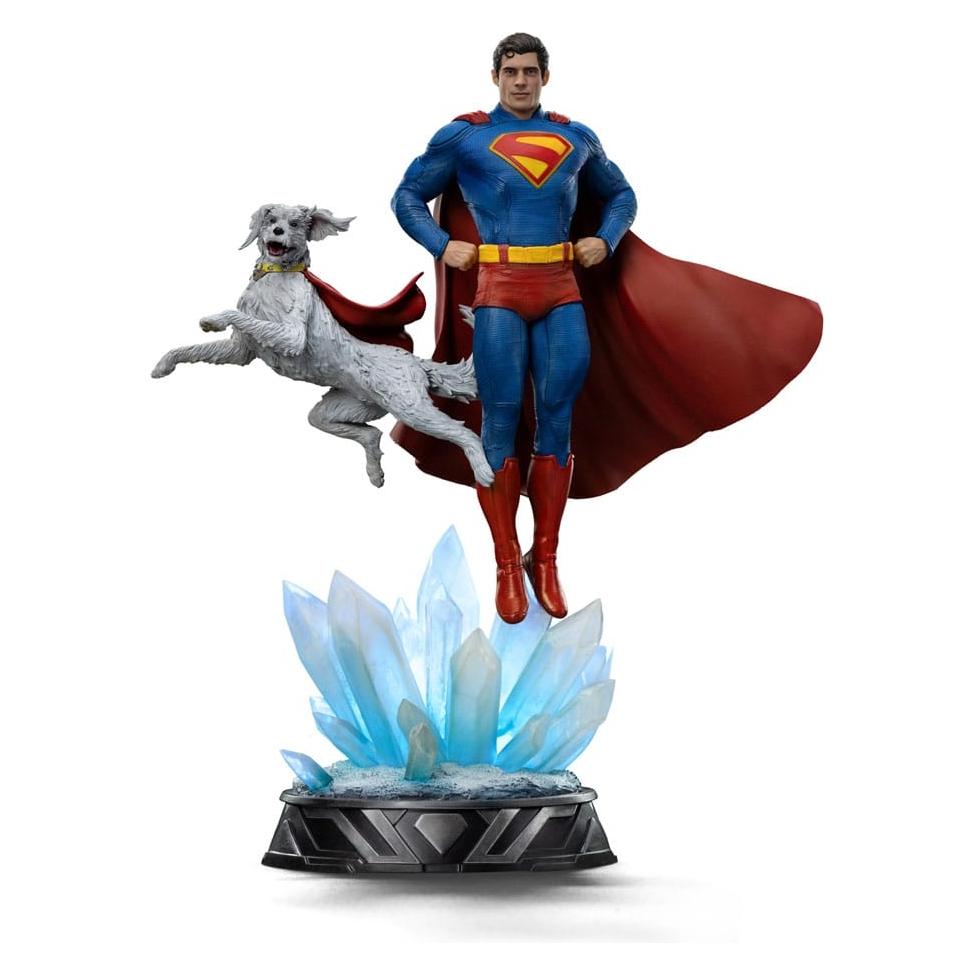 Iron Studios Superman Legacy Art Scale Statue 1/10 Superman & Krypto 32 cm (IS57828)