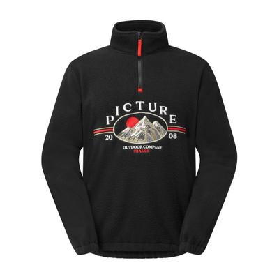 Picture - Gamvik Fleece Crew - Fleecepullover Gr M schwarz