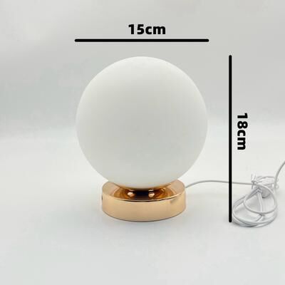 Friendly Fresh Finds Bauhaus Baby Nursing Table Lamp Modern Bedside Lamp For Nursery Bedroom Decor gold matte Finish