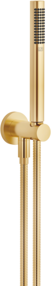 Dornbracht Tara. Schlauchbrausegarnitur 27802660-28 mit integriertem Brausehalter, messing gebürstet