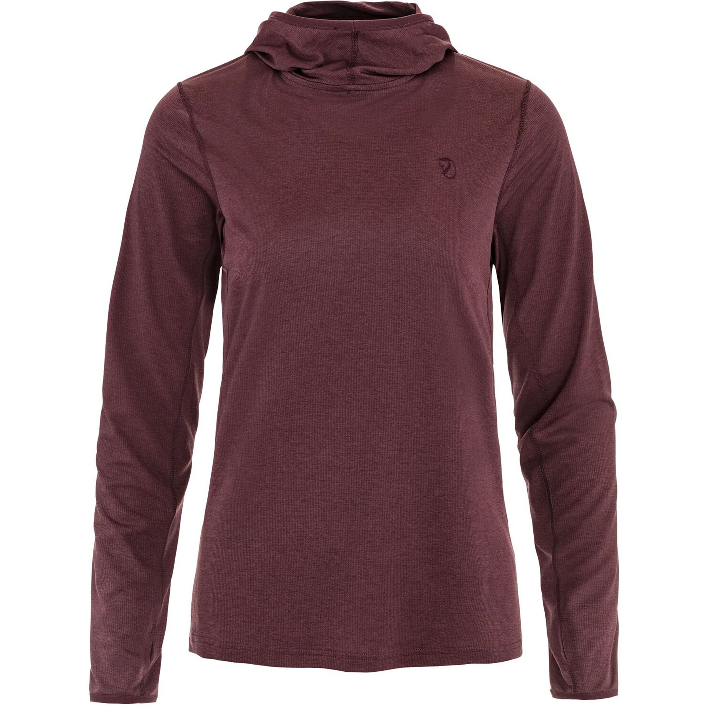 Fjällräven Abisko Sun Damen Hoodies lila Größe S Camping Elastisch