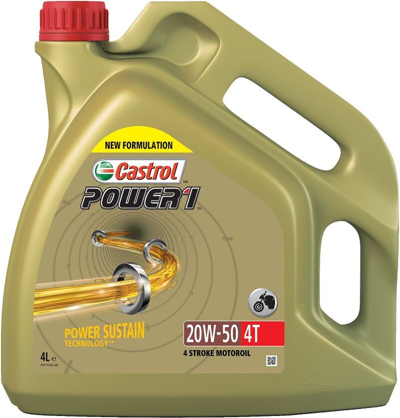Castrol Motoröl Power1 4t 20w-50 (4l) 15049b 4l