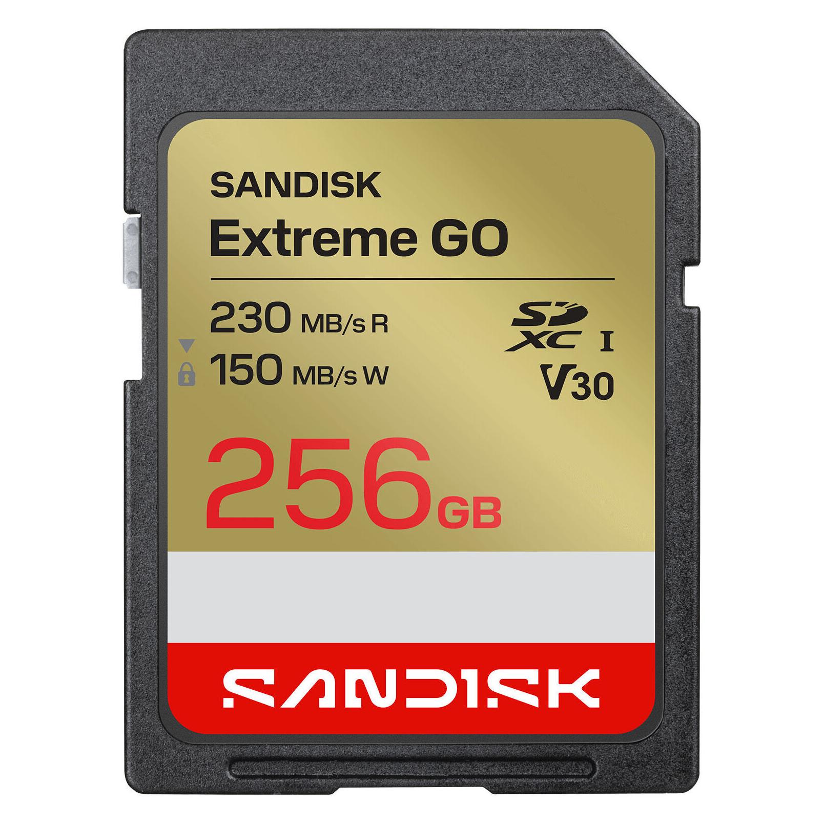 Sandisk Extreme Go (256 GB, SDXC, U3, UHS-I) (SDSDXGN-256G-GNCIN)