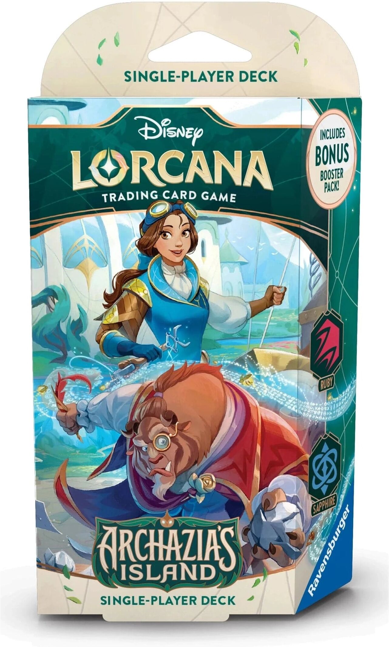 Disney Lorcana TCG: Archazia's Island Starter Deck for Collectible Trading Card Games