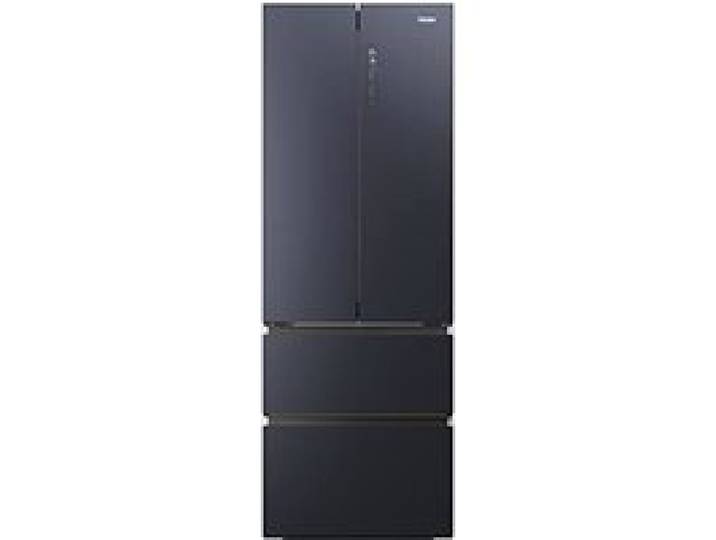 Haier HFW7720ENMB Réfrigérateur combiné - Pose libre 477L 4 portes My Zone Plus Humidity Zone Smart Home (Wi-Fi) Noir Classe