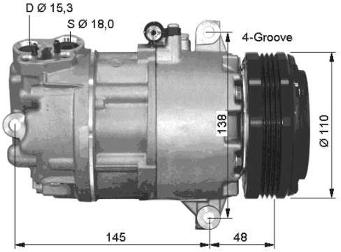 Klimakompressor NRF 32493