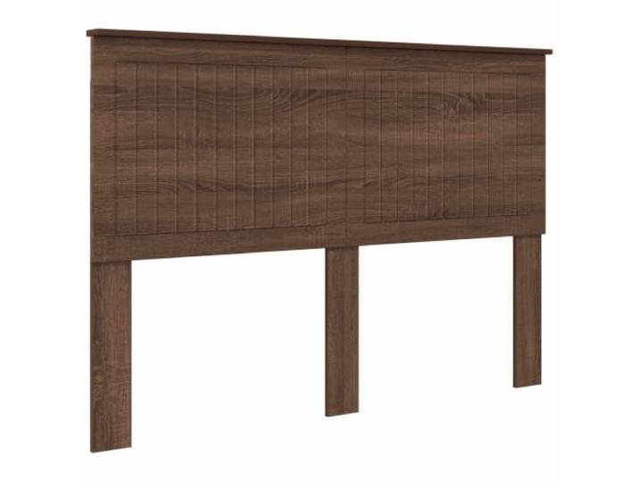 Makastle Kopfteil Braun Eichen-Optik Holzwerkstoff 143x100 cm Robuste Struktur