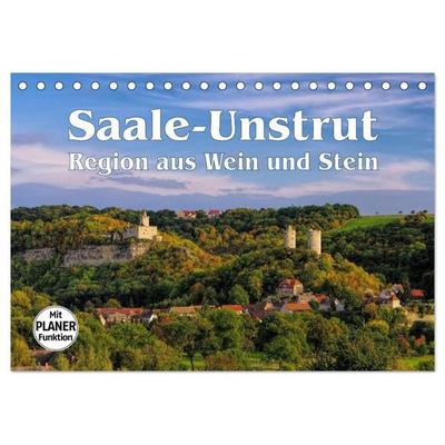 Saale-Unstrut - Region aus Wein und Stein (Tischkalender 2027 DIN A5 quer), CALVENDO Monatskalender