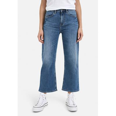 7/8-Jeans SMITH & SOUL, Damen, Gr. 28, Länge 28, blau (denim), Denim/Jeans, Obermaterial: 94% Baumwolle, 6% Elasthan, 7/8-Länge, Jeans, Culotte, Cropped