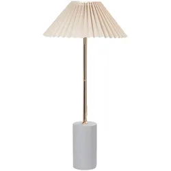 TISCHLEUCHTE Beige/Gold/Grau Baluarte