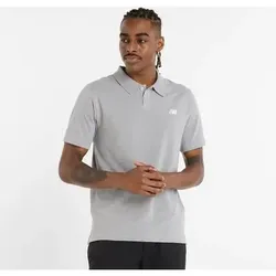 NEW BALANCE Herren Shirt Cotton Pique Polo, Größe 2XL in Grau 51519
