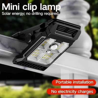Uplifted Goods Intelligent Sensing Solar Clip Wall Lamp 1pc