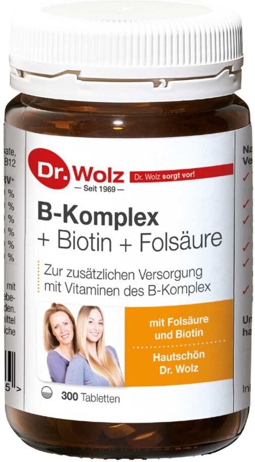 Dr. Wolz B Komplex + Biotin + Folsäure Tabletten
