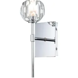 Elstead Lighting, Deckenleuchte, Regalia LED Wandleuchte G9 Poliertes Chrom Klar IP44 (300 lm, G9)