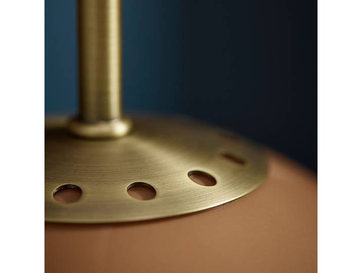 Ball Glass Suspension Ø18 Cappuccino - Frandsen - Salon / séjour - Design - Verre - Avec abat-jour