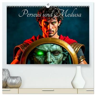 Perseus und Medusa (hochwertiger Premium Wandkalender 2027 DIN A2 quer), Kunstdruck in Hochglanz