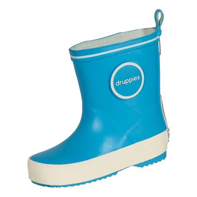 Gummistiefel DRUPPIES "Stiefel", Mädchen, Gr. 20, blau (hellblau), Obermaterial: 100% Naturkautschuk NaRubber., Schuhe Gummistiefel