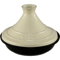Staub Tajine, Pfanne + Kochtopf, Beige, Schwarz