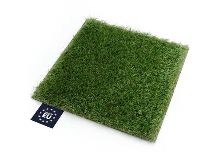 Primaflor Kunstrasen Korsika 400x50 cm Grün 30 mm hoch UV-stabil wetterfest wasserdurchlässiger Rasenteppich Outdoor Bodenbelag für Balkon Terrasse Garten