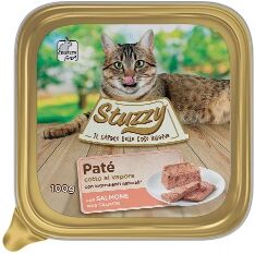 Antica Farmacia Orlandi Stuzzy Gatto Pate' Vaschetta Adulto Salmone 100 Gr
