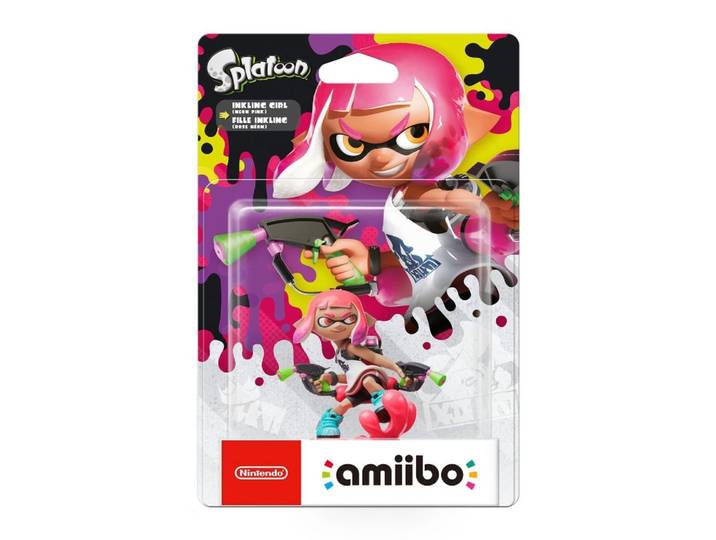Figurine Amiibo Splatoon - Fille Inkling (rose Néon) NINTENDO