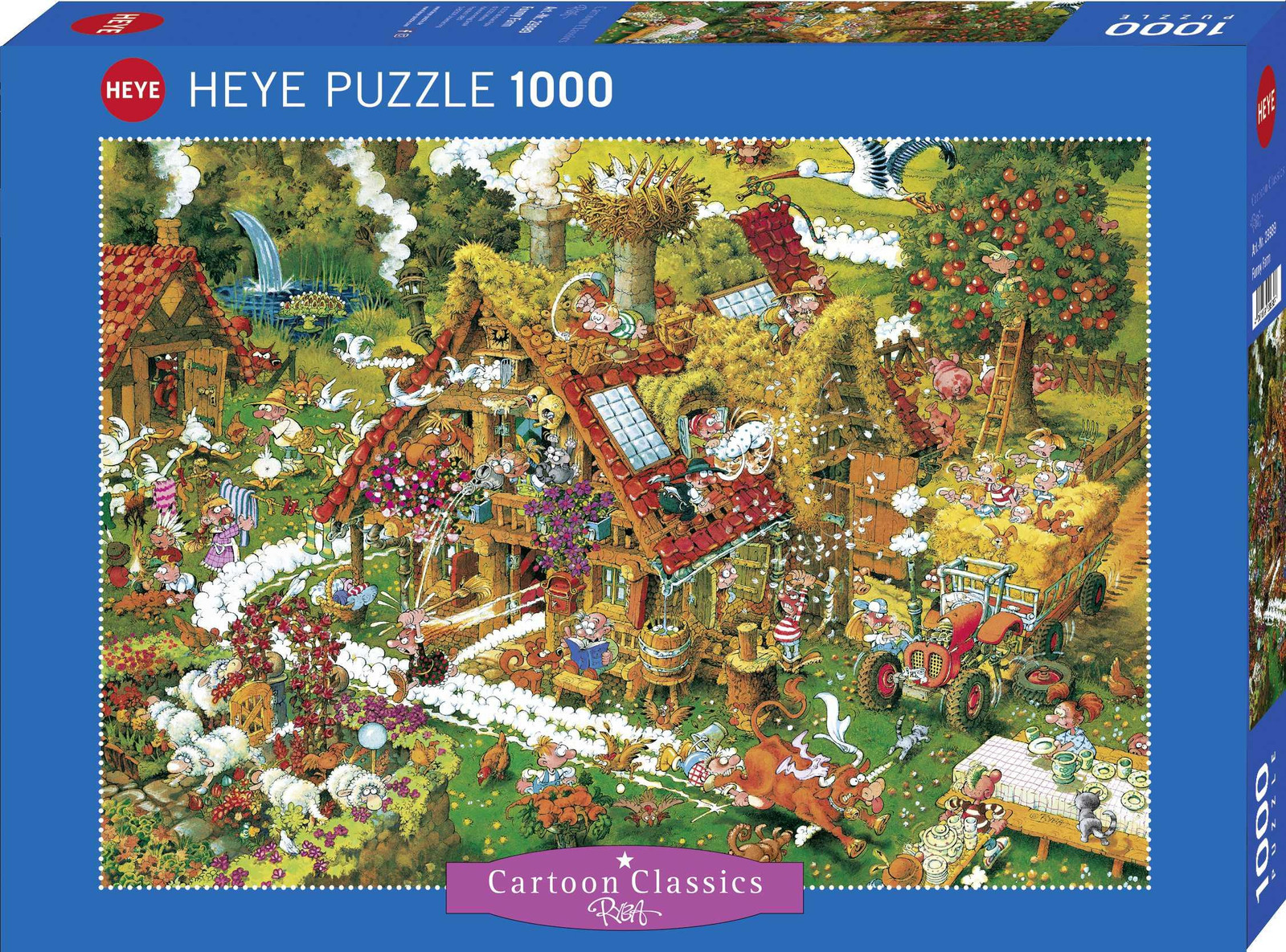 Heye Puzzle Funny Farm Puzzel met 1000 stukjes
