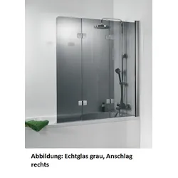 HSK Premium Softcube Badewannenaufsatz 3-teilig 6807114