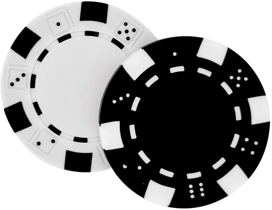 Golfgear Poker Chip Ballmarker 2-Pack