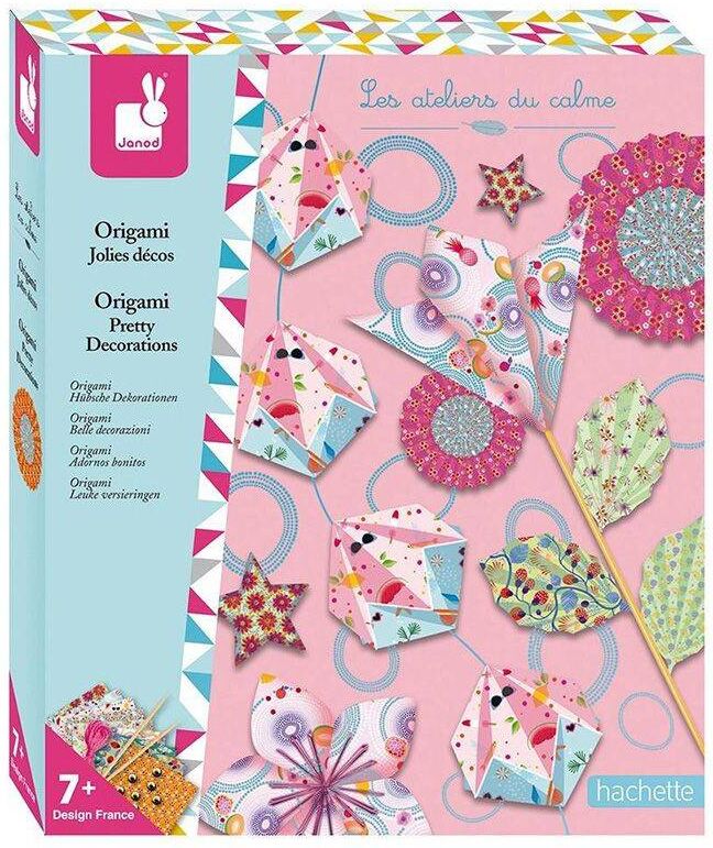 Janod Les ateliers du calme - Kit Créatif Origami Jolies Décos