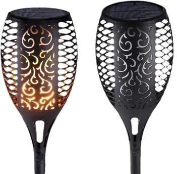 Uplift Picks GlowFlame Solar Flame Torch Light LED Flickering Waterproof Garden Lamp GlowFlame Solar Flame Torch Light LED Flickering Waterproof Garden Lamp