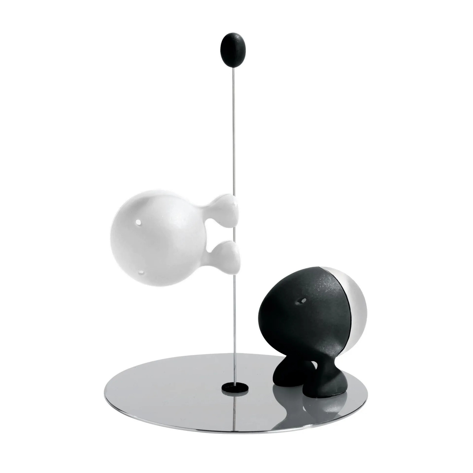 Alessi Lilliput peper- en zoutset zwart-wit