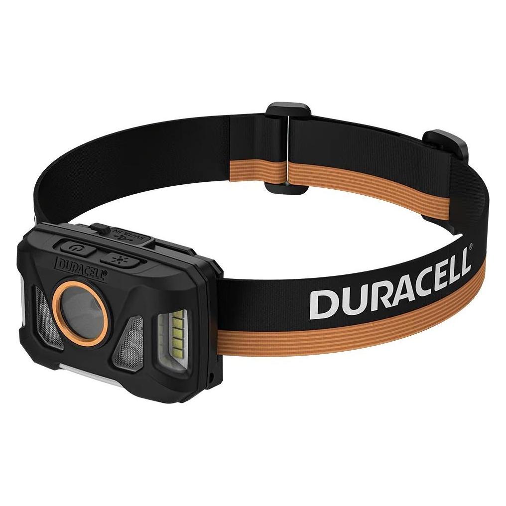 Duracell DH1000R Stirnlampe schwarz orange (1000 lm) (DH1000R-BLISTER)