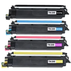 Kompatibles Tonerkartuschen Set Brother TN-249 schwarz, cyan, magenta, gelb, TN249CYMK