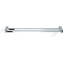 Corner Handtuchreling 60 cm Chrom doppelt
