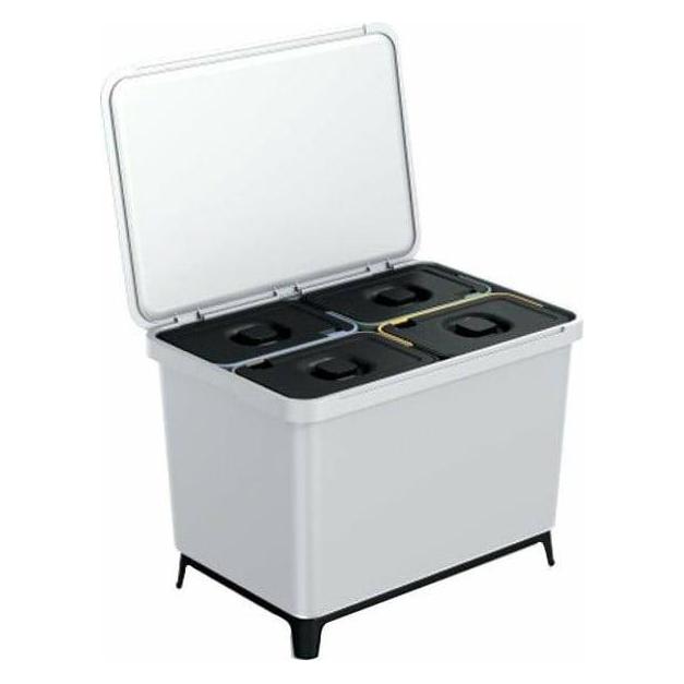 Prosperplast SYSTEMA Abfallbehälter - grau (40 l) (CEN-81029)