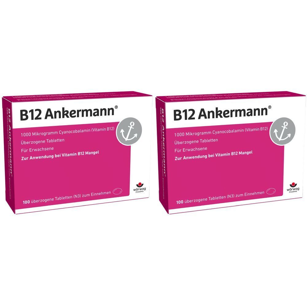 B12 Ankermann Doppelpack 2x100 St Überzogene Tabletten