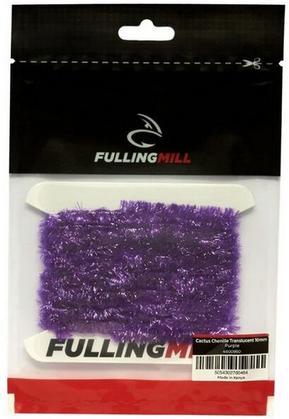 Fulling Mill Cactus Chenille Translucent 15mm-Purple