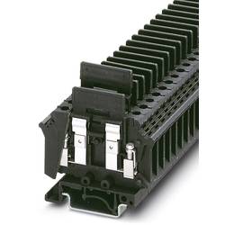 Sicherungsreihenklemme UK-SILED 24 STECKER Schwarz Phoenix Contact 50 St. 3118119