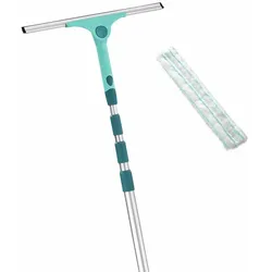 LEIFHEIT 2in1 XL Pro Reach Fensterabzieher 40,0 cm türkis