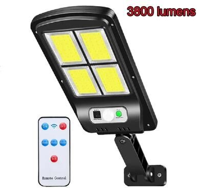 Uplifted Finds 168 LED Solar Street Wall Light   7000LM High Brightness Motion Sensor Security Lamp For Yards 128 Cob 4